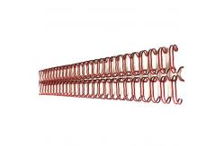 China 25 Sheets 1/4 Double Loop Hardback Wire Binding For Notebook / Calendar supplier