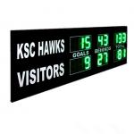 1.5m X 3m Size Cricket LED Electronic Scoreboard Portable High Brightness for sale