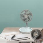 USB Rechargeable Retractable Folding Fan 10000mAh Large Capacity Portable Oscillating Fan for sale