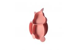 China Fox Shape Foldable Silicone Bowl Non Toxic Bpa Free Customized With Spoon supplier