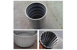 China Durable and Efficient Wedge Wire Containers 2.03mm Wire Diameter and Slot Width supplier