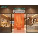 Insulated Outdoor Hot Air Door Curtain Customizable 380/220V 150-200W For Cold Climate for sale