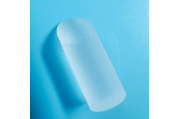 Frosted Fused Silica Rod 9mm Diameter 23.5mm Length Soft Light Diffusion