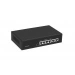 6 Port 10/100M Ethernet CCTV POE Switch Support PoE Af/At 120W Budget 2*10/100M Uplink Ports for sale