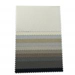 Decorative White Grey Pull Down Blackout Roller Blinds Fabric 170GSM 3*30m For Window for sale