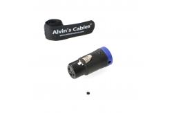China XLR 3 Pin Female Power Cable Connector For Audio Devices supplier