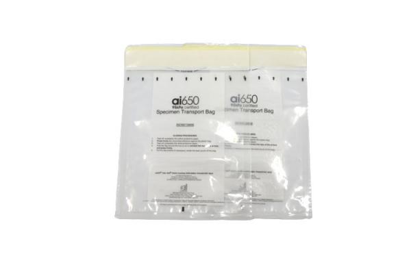 Disposable Self Adhesive Biological Detection 95kPa Specimen Bag Custom Printing