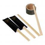 OPP Wrapped Biodegradable Tensoge Bamboo Chopsticks Eco Friendly Polished for sale