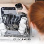 Easy Clean Detachable Home Electric Coffee Grinder Removable Cup Stainless Steel CG628B