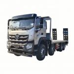 FOTON 8x4 30 Tons Flat Bed Truck Low Flatbed Transport Vehicle 12 Speed Gearbox for sale