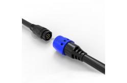China Electrical M19 Connector Plastic Wrap 9 Pin Male Connector Waterproof supplier