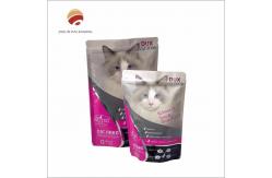 China Shiny Finishing Pet Food Pouches Moisture Proof Hot Seal Bags With Zipper supplier