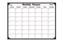 China Monthly Magnetic Fridge Calendar To Do List Whiteboard For Home supplier