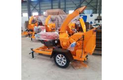 China Diesel Mobile Tree Branch Garden Wood Crushing Machine supplier