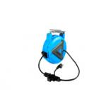Electric Retractable Hose Reel Drums ABS Plastic PU Mesh Automatic Air Water Applied