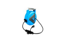 China Electric Retractable Hose Reel Drums ABS Plastic PU Mesh Automatic Air Water Applied supplier