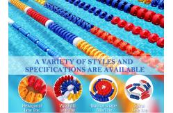 China Spirality Shape Scratch Proof 25m Swimming Pool Lane Ropes supplier