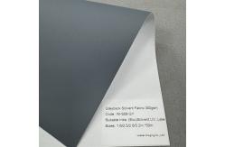 China Eco Solvent Roll Up Greyback Fabric Banner 300gsm Wall Covering Textile Roll supplier