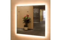 China Frameless Led Bathroom Mirror With Lights Stable Operation Illuminated Vanity Mirrors supplier