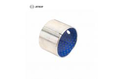 China Blue POM Composite Metal Plain Bearings Bushing Self Lubricating supplier