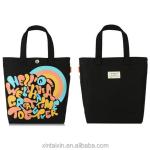 hot selling customize  14 OZ  12 OZ canvas tote  cross-border  cotton shopping bag  reusable women handbags school bag for kids for sale