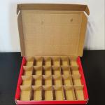 Corrugated Mailer Style Christmas Countdown Box For Toys And Gifts for sale