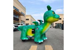 China Customization Simulation Electric Walking Dinosaur Ride Remote Control For Kids supplier