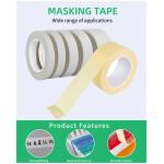 Heat Resistant High Adhesion White Masking Tape for General Purpose