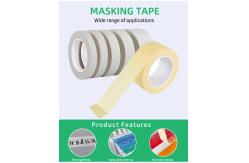 China Heat Resistant High Adhesion White Masking Tape for General Purpose supplier