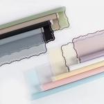 Frosted Flower Wrapping Paper With Wavy Lines Gift Packaging Waterproof Gift Wrapper for sale