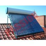 Roof Flat Solar Water Heater , Copper Pipe Solar Water Heater For Washing for sale