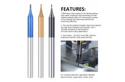 China 4mm Shank Diameter Carbide End Mill For Various Applications supplier