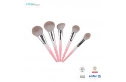 China Plastic Handle 13PCS Basic Makeup Brush Collection Aluminium Ferrule supplier