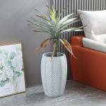 Chic Fiber Clay Planter Elevate Your Plant Display with Minimalist Design