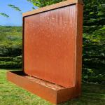 Rusty Corten Steel Water Feature Customizable