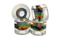 China 60x45mm Skateboard Road Wheels 85A Transparent PU For Skateboards supplier
