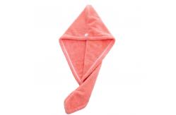 China Coral Fleece Microfiber Hair Towel supplier