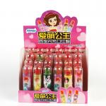 Healthy Sugar Free Candy Lipstick Shape Lollipop Flashlight Lighting Lipstick Toy Candy for sale