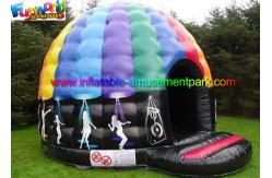 China Music Inflatable Disco Dome Bouncy Castles Customized For Dancing supplier