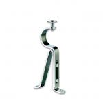Telescopic Adjustable Ceiling Curtain Rod Hanging Brackets for sale