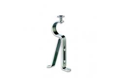 China Telescopic Adjustable Ceiling Curtain Rod Hanging Brackets supplier