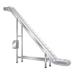 Vegetable Fruit Frozen Food Inclined Conveyor Automatic Belt Chain Conveying