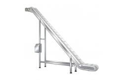 China Vegetable Fruit Frozen Food Inclined Conveyor Automatic Belt Chain Conveying supplier