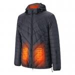 Black Electric Heated Snowmobile Suits IP65 Waterproof Level for sale