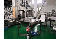 China Powder 2m3/h Inclined Screw Food Grade Conveyor With Hopper supplier