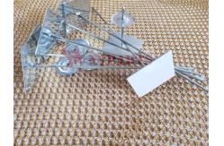 China 50mm Tape Base Rock Wool Fastener Adhesive Insulation Metal Self Stick Pins supplier