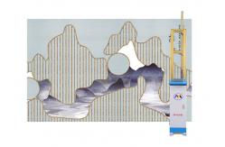 China Multicolour Ink Heating Vertical Wall Printer Robot supplier