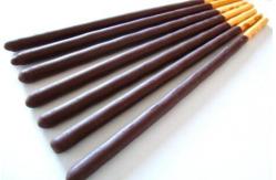 China Automatic Pocky Biscuit Machine Finger Biscuit Chocolate Coating Machine supplier