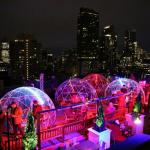 The PVC canvas transparent Weatherproof Cover Garden Igloo Greenhouse 360 Dome tent for sale