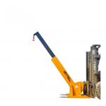 Compatibility Forklifts Telescopic Extension Arm Forklift Jib Extension With Safety Chain